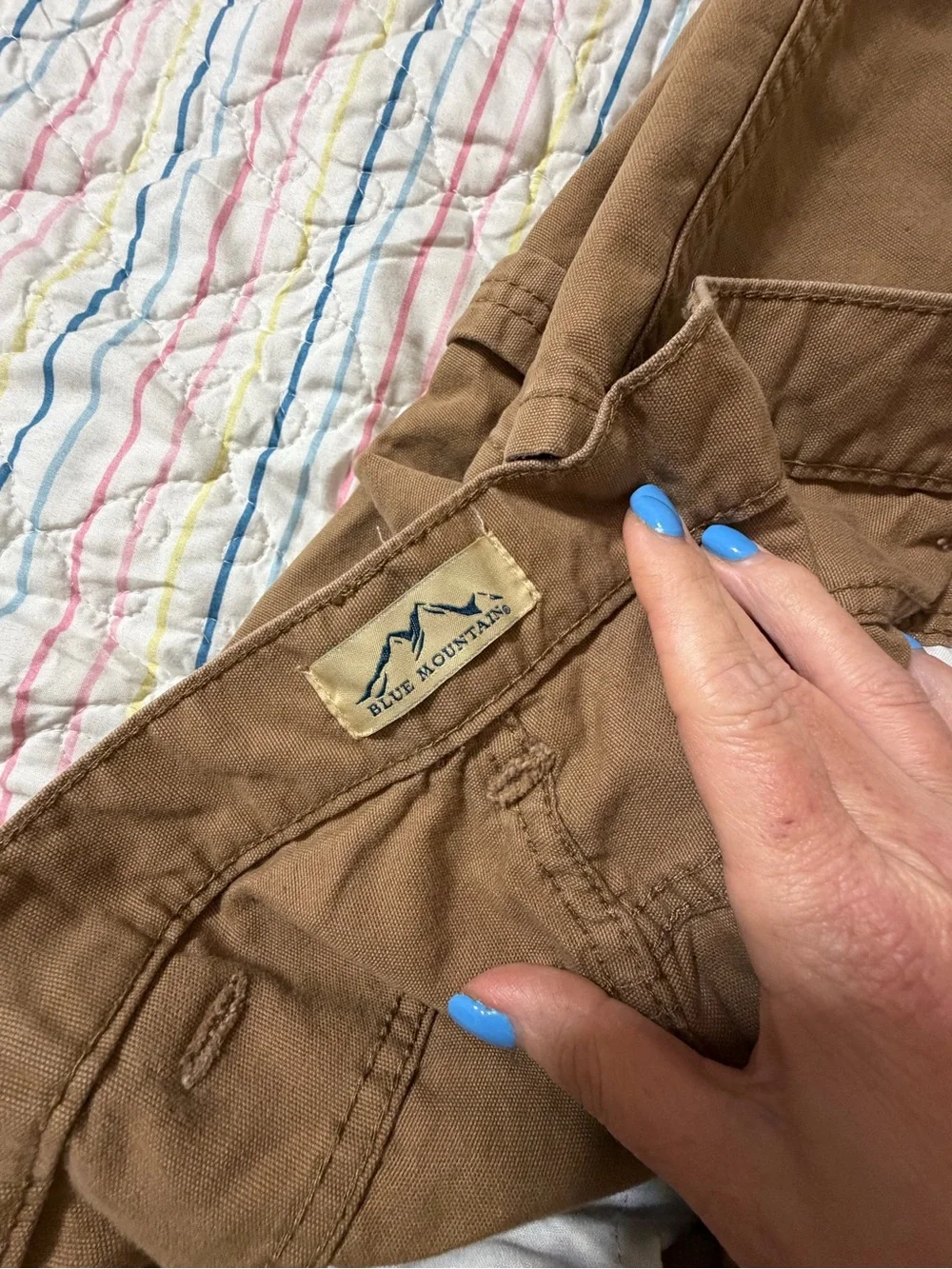 Men's Tan Chino Pants - Classic Straight Fit